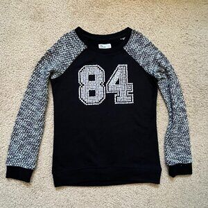 NWOT Epic Threads Kids Sports Black "84" Sweatshirt Medium